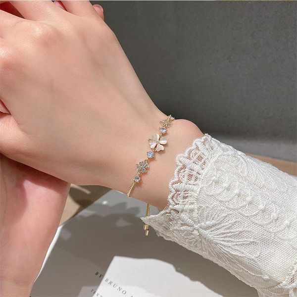 link, chain sight elegant opal flower necklaces fashion brand jewelry crystal charm bracelets for women gift, Black
link, chain sight elegant opal flower necklaces fashion brand jewelry crystal charm bracelets for women gift, Black
