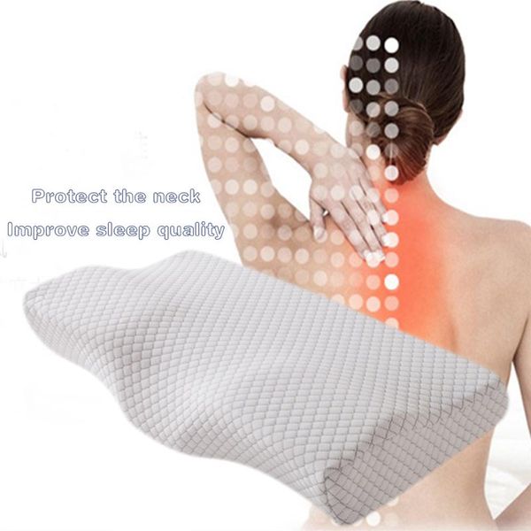 pillow orthopedic neck memory foam for sleep cervical pillows contoured pain