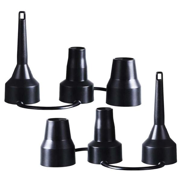 bike pumps 2 sets 3 sizes plastic nozzle pump head air inflator adaptor replacement nozzles (black)
bike pumps 2 sets 3 sizes plastic nozzle pump head air inflator adaptor replacement nozzles (black)