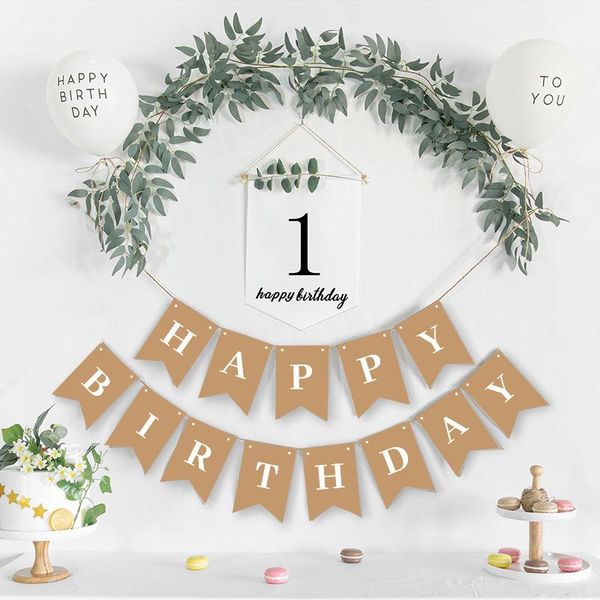 party decoration 1 set happy birthday banner garland 1-9th white bunting first supplies baby shower hundred days
party decoration 1 set happy birthday banner garland 1-9th white bunting first supplies baby shower hundred days