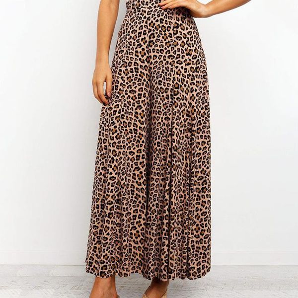 women's pants & capris women korean leopard print casual elastic high waist long loose leisure elegant clothing fashion wide leg beach, Black;white
women's pants & capris women korean leopard print casual elastic high waist long loose leisure elegant clothing fashion wide leg beach, Black;white