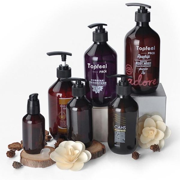 liquid soap dispenser bath shampoo hand washing empty bottles brown storage bottle lotion sub-bottle
liquid soap dispenser bath shampoo hand washing empty bottles brown storage bottle lotion sub-bottle