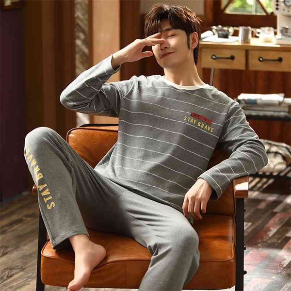 men pajamas cotton pijama hombre invierno cozy men pajamas autumn winter men's pajamas men sleepwear suit homewear 3xl 210812, Black;brown
men pajamas cotton pijama hombre invierno cozy men pajamas autumn winter men's pajamas men sleepwear suit homewear 3xl 210812, Black;brown