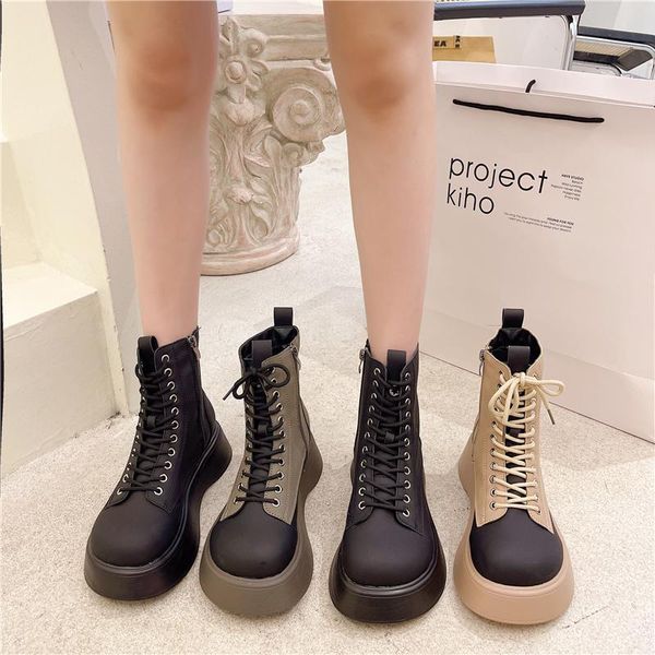 boots woman autumn luxury designer zipper flat heel boots-women round toe med lolita ankle fashion 2021 rubber, Black
boots woman autumn luxury designer zipper flat heel boots-women round toe med lolita ankle fashion 2021 rubber, Black