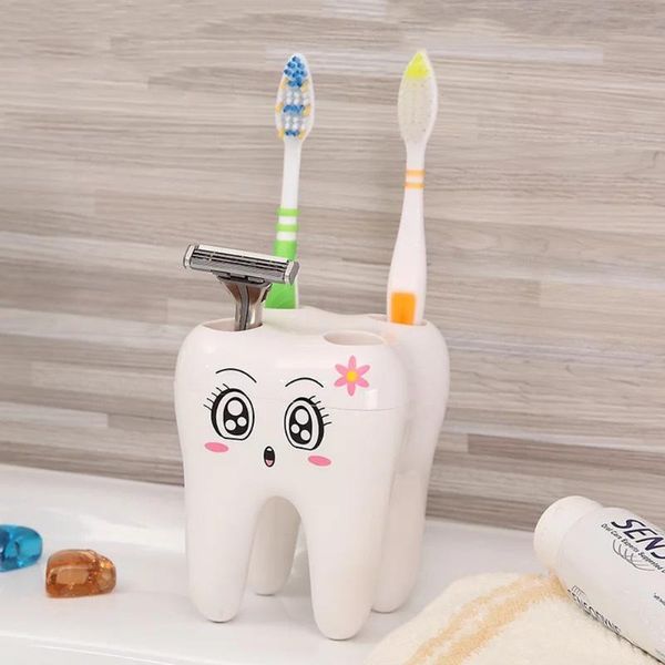 bathroom storage & organization 2pcs lovely tooth-shaped toothbrush shelf cartoon rack holder multi-purpose stand
bathroom storage & organization 2pcs lovely tooth-shaped toothbrush shelf cartoon rack holder multi-purpose stand