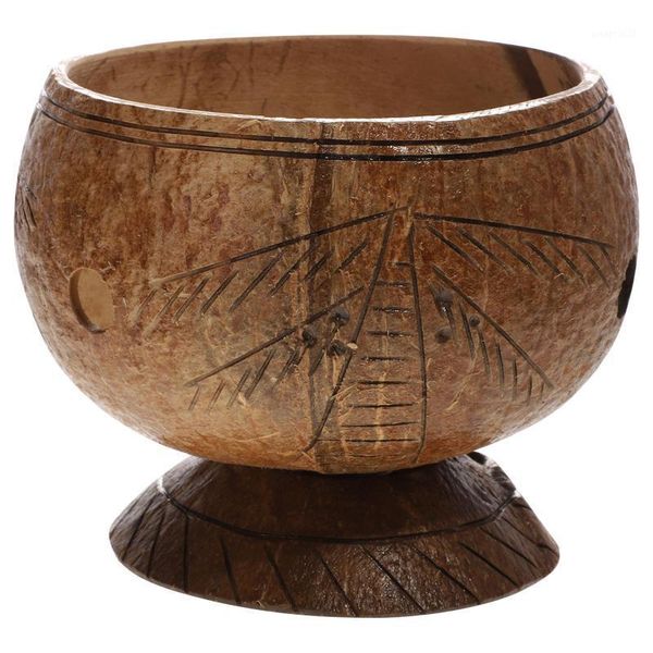 storage bottles & jars 1pc household coconut shell bowl practical salad natural food serving tableware high foot pattern plate
storage bottles & jars 1pc household coconut shell bowl practical salad natural food serving tableware high foot pattern plate