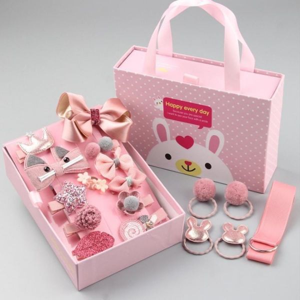 hair clips & barrettes 18 pcs/box cute clip set accessories girl cartoon headwear bow animal hairpin ring pink gifts 2021, Golden;silver
hair clips & barrettes 18 pcs/box cute clip set accessories girl cartoon headwear bow animal hairpin ring pink gifts 2021, Golden;silver