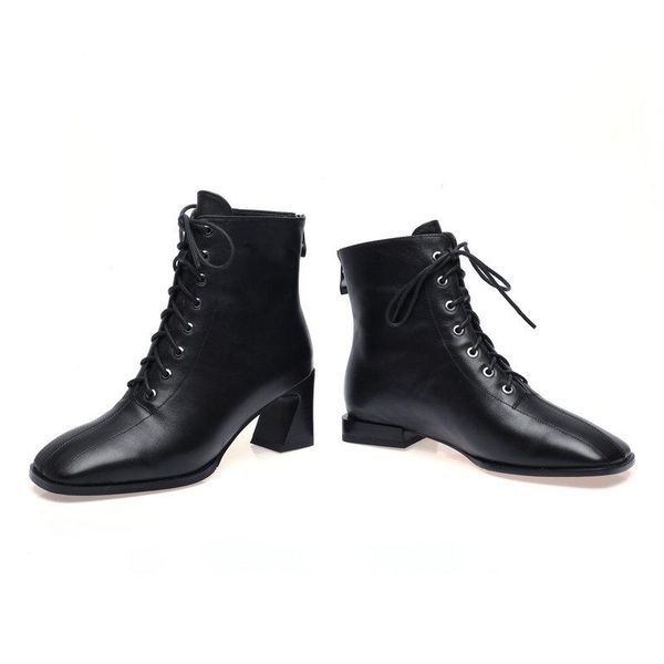 boots brand women 100% genuine leather shoes woman tow heels zipper motorcycle autumn winter size 41 42, Black
boots brand women 100% genuine leather shoes woman tow heels zipper motorcycle autumn winter size 41 42, Black