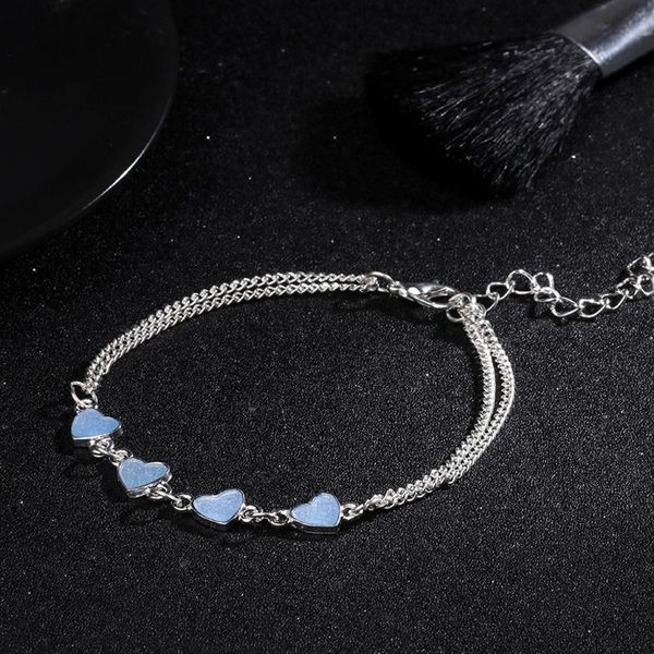 anklets luminous heart bracelets light up blue fluorescent jewelry glow in dark, Red;blue
anklets luminous heart bracelets light up blue fluorescent jewelry glow in dark, Red;blue