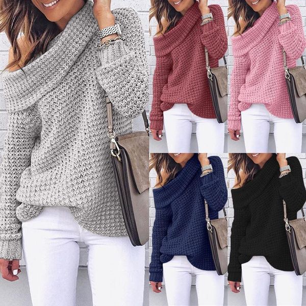 autumn off shoulder sweater women pullover warm winter knitted ladies long sleeve loose female women's sweaters, White;black
autumn off shoulder sweater women pullover warm winter knitted ladies long sleeve loose female women's sweaters, White;black