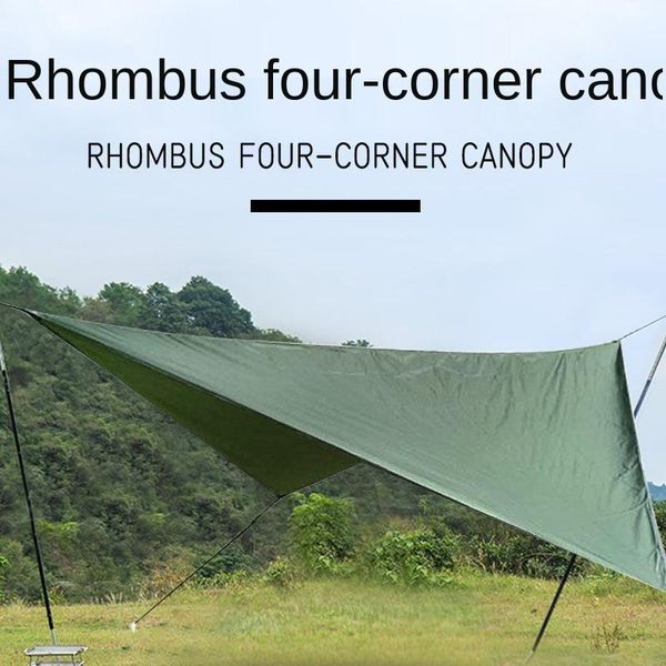 outdoor pads four-corner diamond awning multifunctional hammock shade cloth waterproof sunscreen mat camping mat.
outdoor pads four-corner diamond awning multifunctional hammock shade cloth waterproof sunscreen mat camping mat.