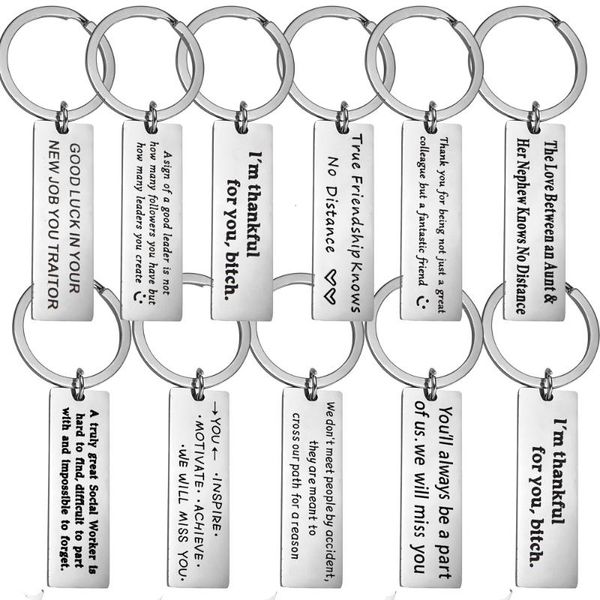 keychains stainless steel keychain coworker leaving gifts for colleague friends boss goodbye farewell friend friendship jewelry, Silver
keychains stainless steel keychain coworker leaving gifts for colleague friends boss goodbye farewell friend friendship jewelry, Silver