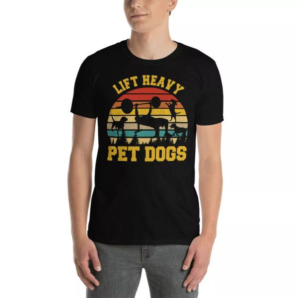 vintage retro lift heavy pet dogs funny gym dog lifting weights dog lover shirt, White;black
vintage retro lift heavy pet dogs funny gym dog lifting weights dog lover shirt, White;black