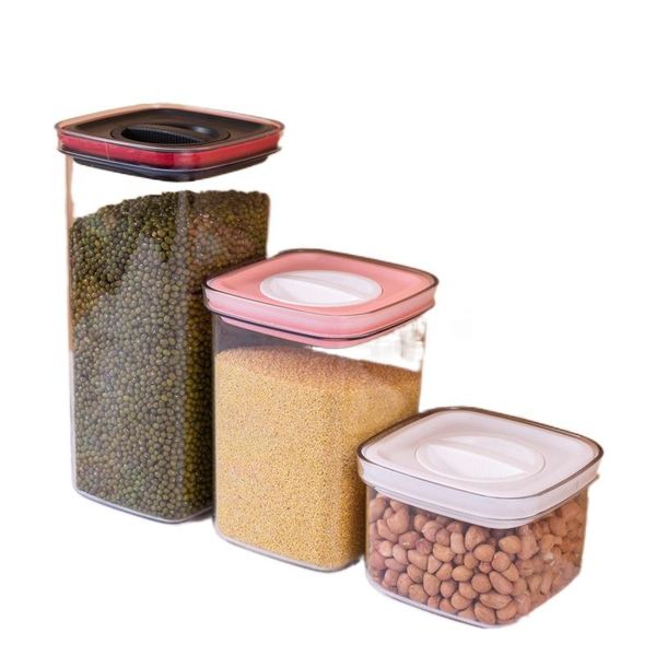 storage bottles & jars sealed transparent plastic box kitchen milk powder grain insect-proof and dust-proof tank
storage bottles & jars sealed transparent plastic box kitchen milk powder grain insect-proof and dust-proof tank