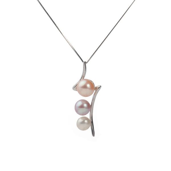 amazing multi-pearl perfect round pendant necklace necklaces, Silver
amazing multi-pearl perfect round pendant necklace necklaces, Silver