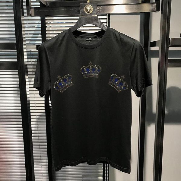 men's t-shirts crown rhinestone t-shirt short sleeve 4 color asian size m-5xl fashion, White;black
men's t-shirts crown rhinestone t-shirt short sleeve 4 color asian size m-5xl fashion, White;black