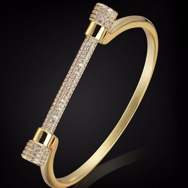 bangle zlxgirl jewelry brand micro pave setting bar women's wedding bracelet & bridal jewellry bags, Black
bangle zlxgirl jewelry brand micro pave setting bar women's wedding bracelet & bridal jewellry bags, Black