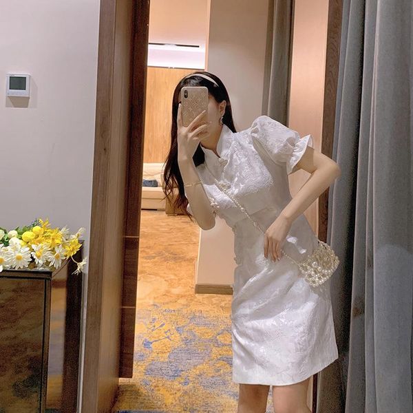 ethnic clothing cheongsam dress women 2021 chinese style summer traditional clothes girls qipao bodycon short vintage fashion mini slit, Red
ethnic clothing cheongsam dress women 2021 chinese style summer traditional clothes girls qipao bodycon short vintage fashion mini slit, Red