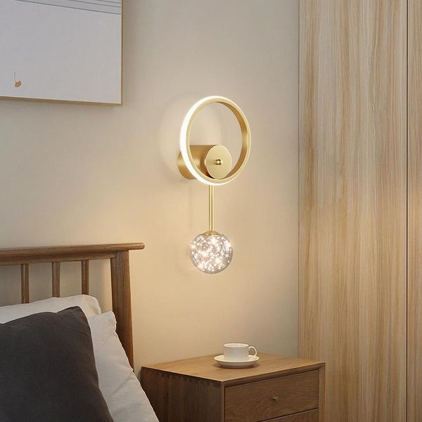 wall lamp nordic luxury indoor led for bedroom bedside background gold/black iron light creative sconce decor fixtures
wall lamp nordic luxury indoor led for bedroom bedside background gold/black iron light creative sconce decor fixtures