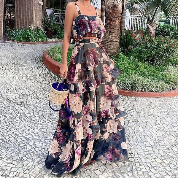 casual dresses summer autumn off shoulder women dress elegant floral printed two-piece long maxi strapless beach ruffle cake, Black;gray
casual dresses summer autumn off shoulder women dress elegant floral printed two-piece long maxi strapless beach ruffle cake, Black;gray