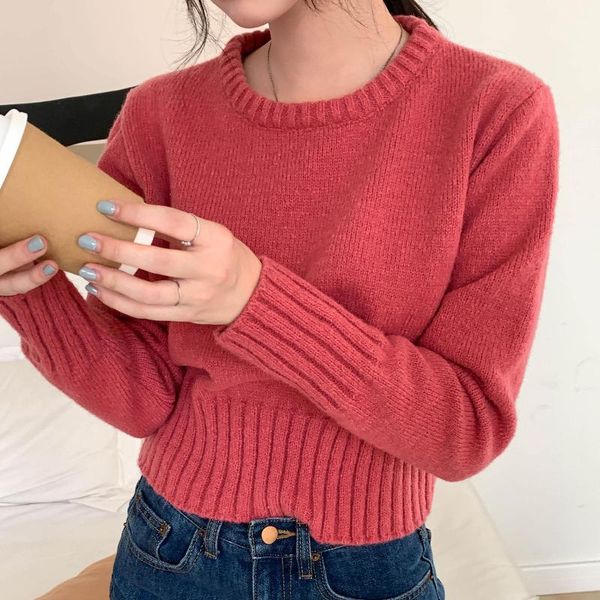 women's sweaters basic long sleeve female sweater autumn casual o-neck knitted pullover women winter fashion short jumpers, White;black
women's sweaters basic long sleeve female sweater autumn casual o-neck knitted pullover women winter fashion short jumpers, White;black