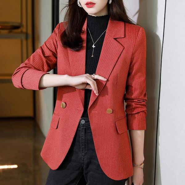 women's suits & blazers british autumn sports jacket large clothing stripe office winter, White;black
women's suits & blazers british autumn sports jacket large clothing stripe office winter, White;black