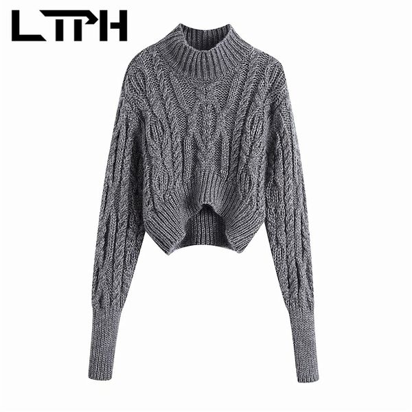 vintage loose knitted pullover turtleneck sweater gray short long sleeve soft warm women sweaters autumn winter 210427, White;black
vintage loose knitted pullover turtleneck sweater gray short long sleeve soft warm women sweaters autumn winter 210427, White;black