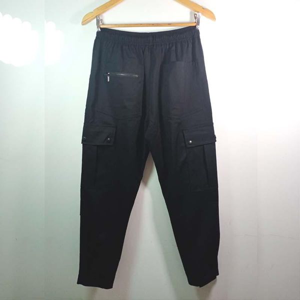men's pants casual work clothes long big size trendy spring and autumn hip hop multi pocket small leg tie tapered, Black
men's pants casual work clothes long big size trendy spring and autumn hip hop multi pocket small leg tie tapered, Black