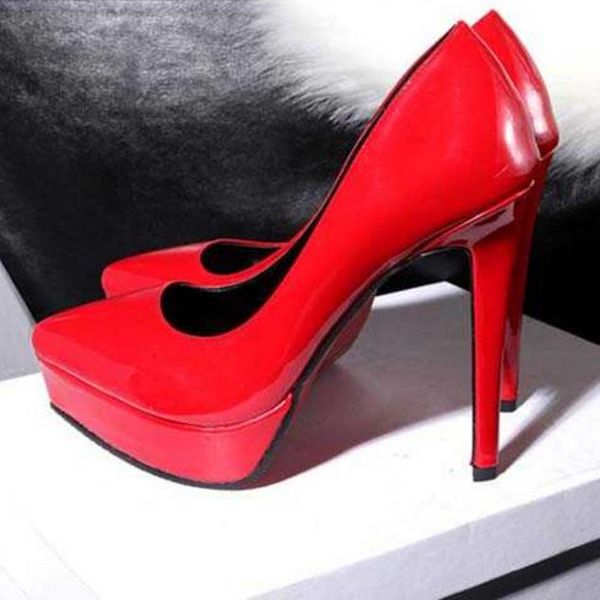 dress shoes women 10cm 12cm red women's high heels spring heel chaussure femme zapatos mujer, Black
dress shoes women 10cm 12cm red women's high heels spring heel chaussure femme zapatos mujer, Black