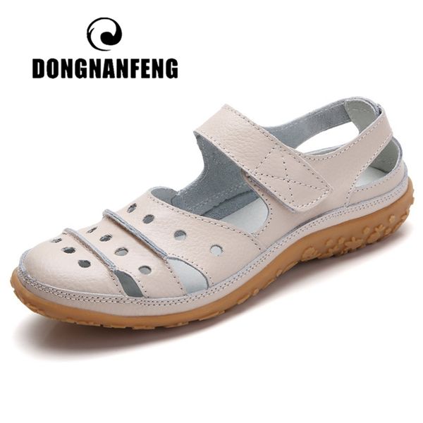 dongnanfeng mother women's female ladies genuine leather white shoes sandals hook loop summer cool beach hollow soft llx-9566 210610, Black
dongnanfeng mother women's female ladies genuine leather white shoes sandals hook loop summer cool beach hollow soft llx-9566 210610, Black