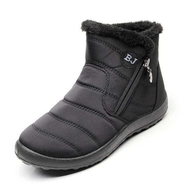 boots woman plus size 41 42 43 women waterproof snow female plush winter warm ankle botas mujer shoes, Black
boots woman plus size 41 42 43 women waterproof snow female plush winter warm ankle botas mujer shoes, Black