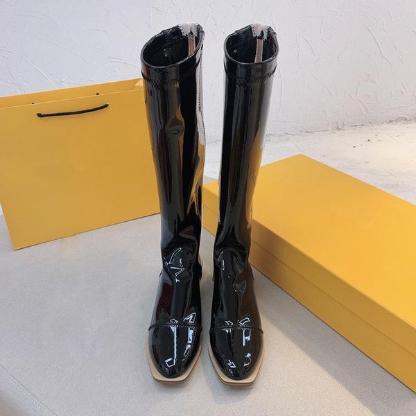boots the during spring and autumn winter paint cylinder in thick with low zipper female knight 4uh6, Black
boots the during spring and autumn winter paint cylinder in thick with low zipper female knight 4uh6, Black