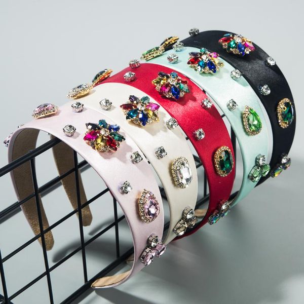 hair clips & barrettes baroque colorful crystal flower headdress luxury geometric rhinestone filled solid color band bridal wedding, Golden;silver
hair clips & barrettes baroque colorful crystal flower headdress luxury geometric rhinestone filled solid color band bridal wedding, Golden;silver