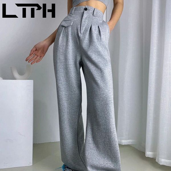 advanced grey korean high waist fake pocket women trousers loose texture wide leg pants all-match sweatpants spring 210427, Black;white
advanced grey korean high waist fake pocket women trousers loose texture wide leg pants all-match sweatpants spring 210427, Black;white