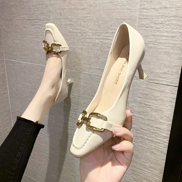 french square head high heels 2021 soft leather chain shallow mouth thin heel sho for working women
french square head high heels 2021 soft leather chain shallow mouth thin heel sho for working women