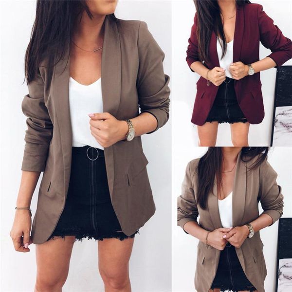 women's suits & blazers women mini suit casual long sleeve open front work office blazer jacket cardigan veste costume femme chaqueta f, White;black
women's suits & blazers women mini suit casual long sleeve open front work office blazer jacket cardigan veste costume femme chaqueta f, White;black