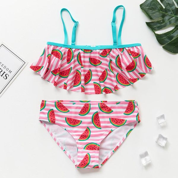 two-piece suits 3-10years children's swimwear two piece 2021 girls swimsuit striped fruit watermelon ruffle styel bathingsuit for
two-piece suits 3-10years children's swimwear two piece 2021 girls swimsuit striped fruit watermelon ruffle styel bathingsuit for