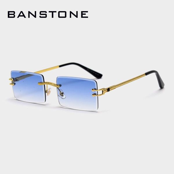 sunglasses banstone women rimless vintage small rectangle sun glasses trendy square glassess for men gold brown uv400, White;black
sunglasses banstone women rimless vintage small rectangle sun glasses trendy square glassess for men gold brown uv400, White;black