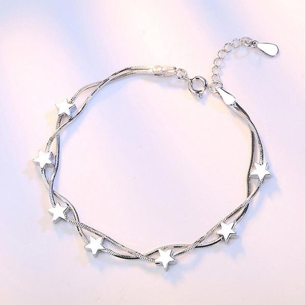 wholesale fashion sweet lovely woman couple girl party gift beads cube pentagram silver plated bracelet bangle sz92 charm bracelets, Golden;silver
wholesale fashion sweet lovely woman couple girl party gift beads cube pentagram silver plated bracelet bangle sz92 charm bracelets, Golden;silver
