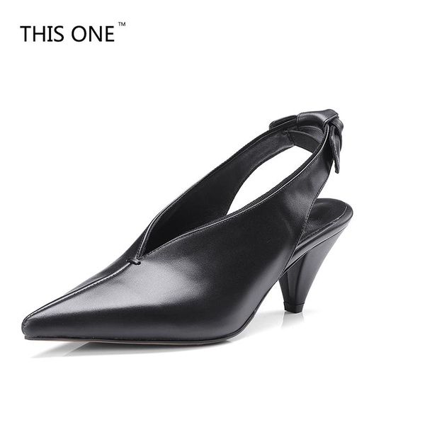 fashion brand full genuine leather pointed toe bowtie women sandals high heel shoes ladies summer dress, Black
fashion brand full genuine leather pointed toe bowtie women sandals high heel shoes ladies summer dress, Black
