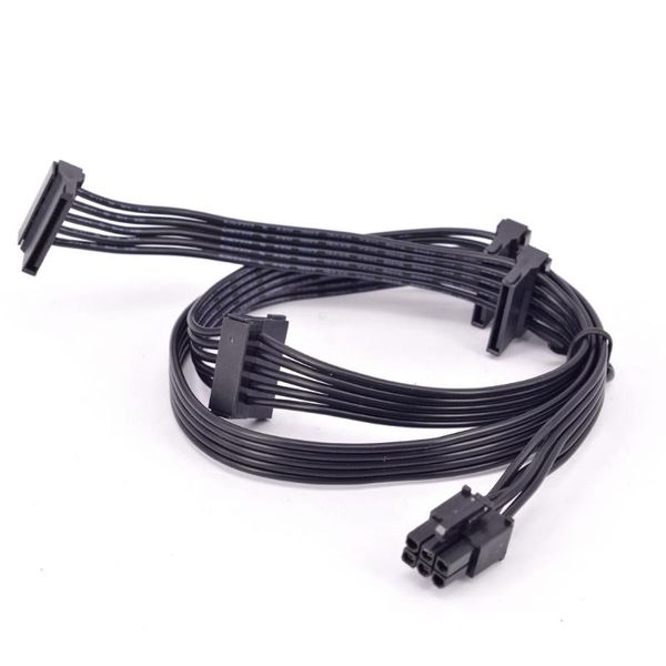 

computer cables & connectors pcie 6pin male to sata 1:2 1:3 1:4 power supply cable for seasonic m12ii evo series 520 620 650 750 850 snow si