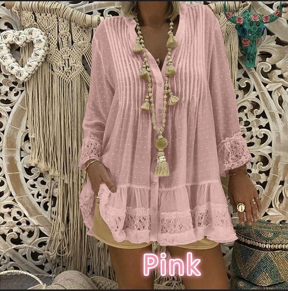 women's blouses & shirts large size loose lace women blouse 2021 autumn fashion casual v-neck long sleeve, White
women's blouses & shirts large size loose lace women blouse 2021 autumn fashion casual v-neck long sleeve, White