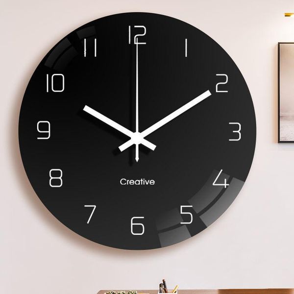 creative wall clock living room home decoration watches decor mute tempered glass kitchen clocks undefined mind gift 
creative wall clock living room home decoration watches decor mute tempered glass kitchen clocks undefined mind gift