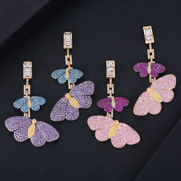 stud exclusive full shinning cz big butterfly wing pendant earrings for women super party jewelry gift wedding, Golden;silver
stud exclusive full shinning cz big butterfly wing pendant earrings for women super party jewelry gift wedding, Golden;silver