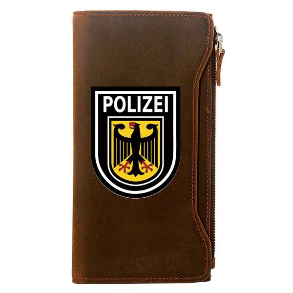 wallets classic german national emblem holder package genuine leather zipper wallet men casual long clutch purse, Red;black
wallets classic german national emblem holder package genuine leather zipper wallet men casual long clutch purse, Red;black