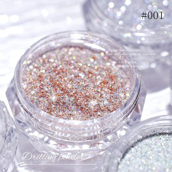 colors nail crystal diamond powder rainbow color glitter shiny pigment holographic glass micro drill nails art decoration, Silver;gold
colors nail crystal diamond powder rainbow color glitter shiny pigment holographic glass micro drill nails art decoration, Silver;gold
