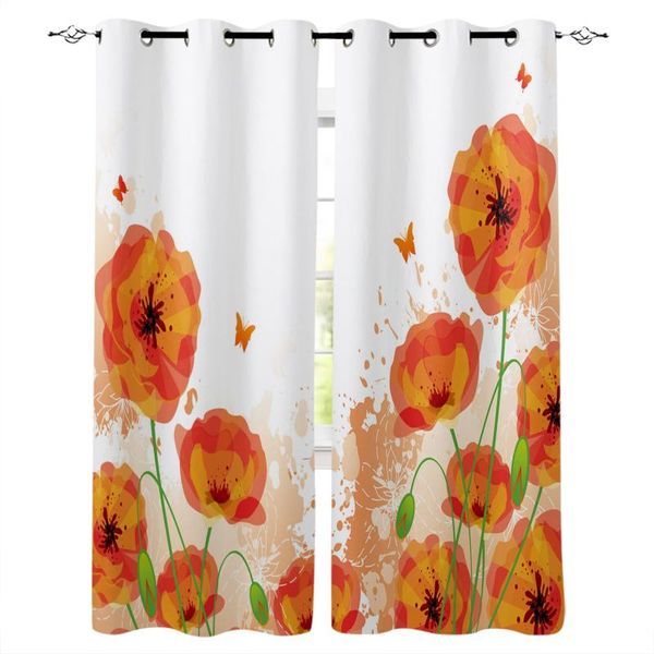 flower butterfly poppy plant window curtain living room kitchen panel blackout curtains for bedroom & drapes
flower butterfly poppy plant window curtain living room kitchen panel blackout curtains for bedroom & drapes