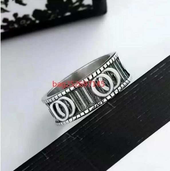 new mens rings ring width fashion brand vintage ring engraving couples wedding jewelry gift love, Silver
new mens rings ring width fashion brand vintage ring engraving couples wedding jewelry gift love, Silver