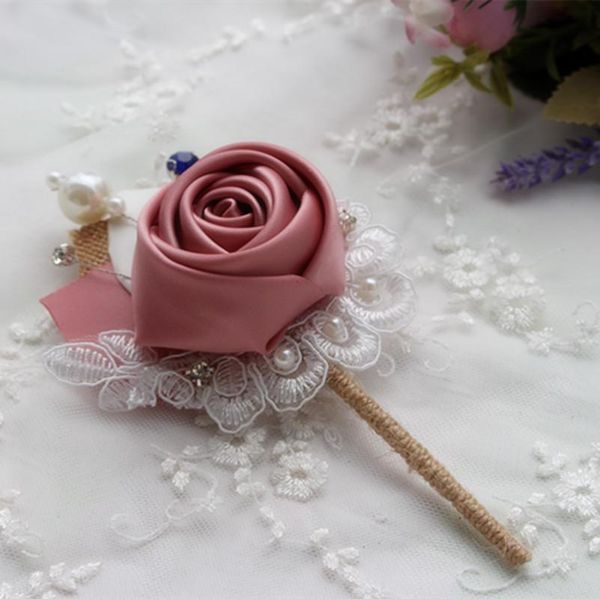 set wedding groom boutonniere dark pink crystal bride wrist corsage white lace bridesmaids hand flowers pin decorative & wreath
set wedding groom boutonniere dark pink crystal bride wrist corsage white lace bridesmaids hand flowers pin decorative & wreath