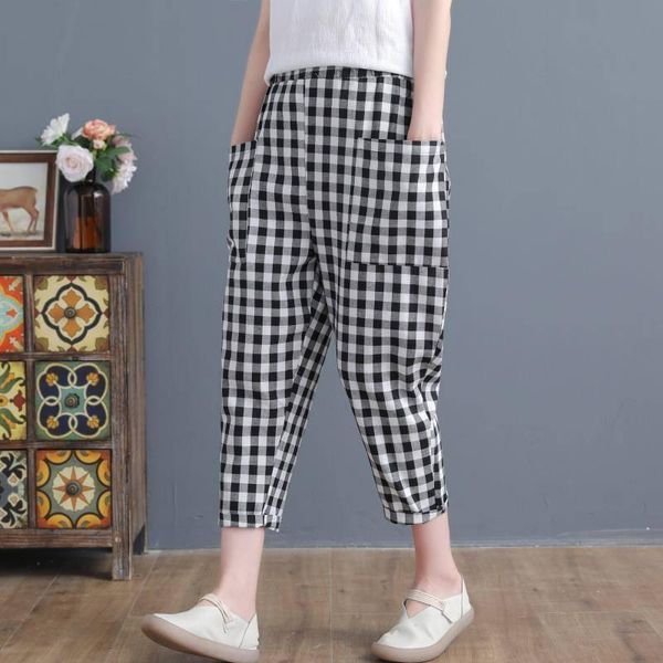women's pants & capris women streetwear plaid 2021 harajuku high waist korean style sweatpants casual harem loose trousers plus size, Black;white
women's pants & capris women streetwear plaid 2021 harajuku high waist korean style sweatpants casual harem loose trousers plus size, Black;white